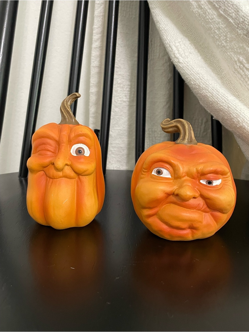 Martha Stewart 4” Pumpkin Faces Halloween (2)
